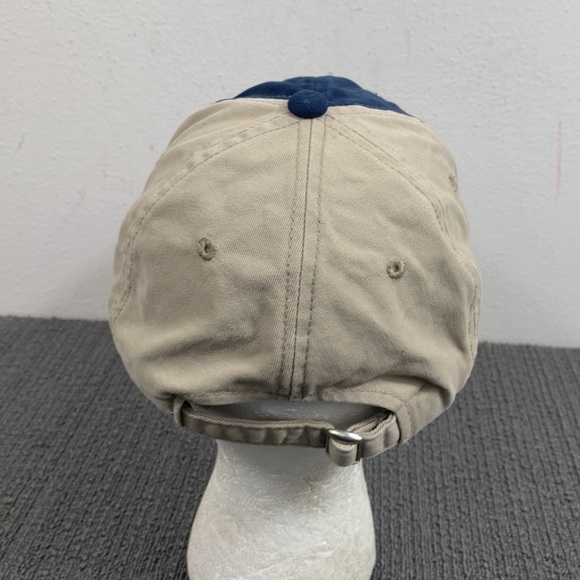 Platinum Series by Outdoor Cap Baseball Hat Unisex OSFA Two Tone Navy Tan - Picture 7 of 15